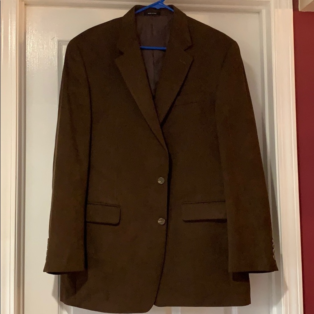 Brown Suede Sports Jacket